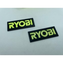 plaque Ryobi noir/jaune...
